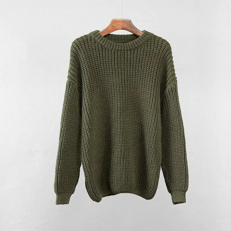 Women's Knitted Loose Style Sweater