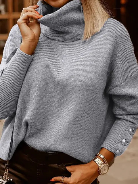 Loose Knitted Sweater Top